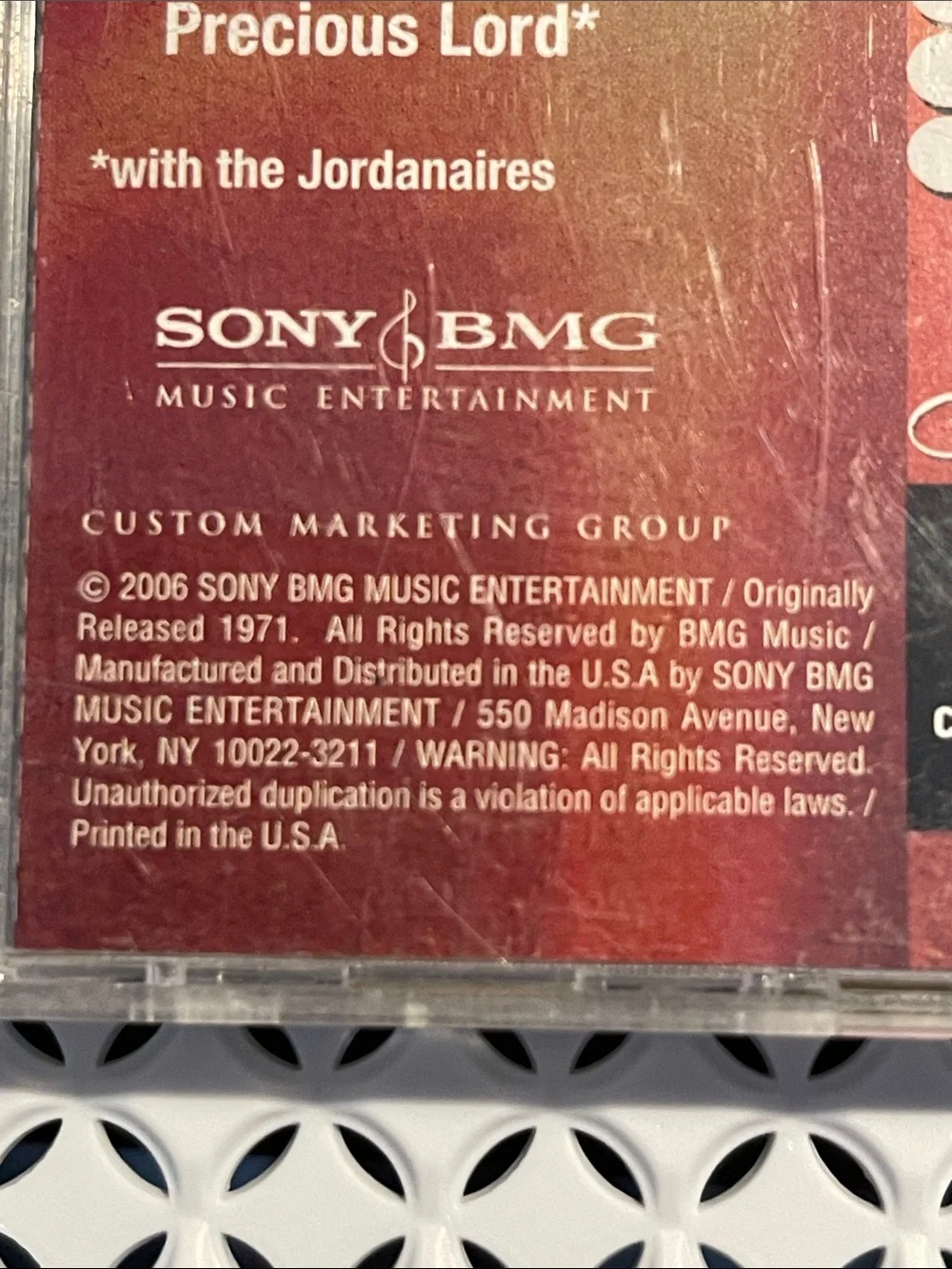 Sony Elvis 2006 CD -You’ll Never Walk Alone